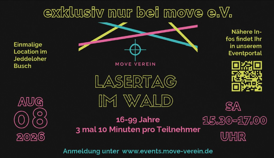 Lasertag im Wald 16-99 Jahre 